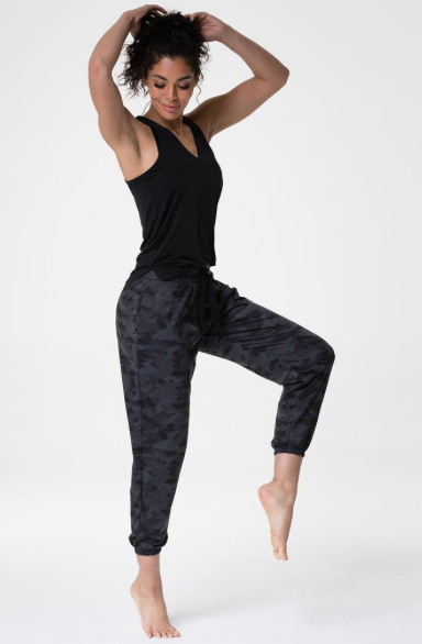 Image Title Onzie Divine Pant - Black/Gray Camo